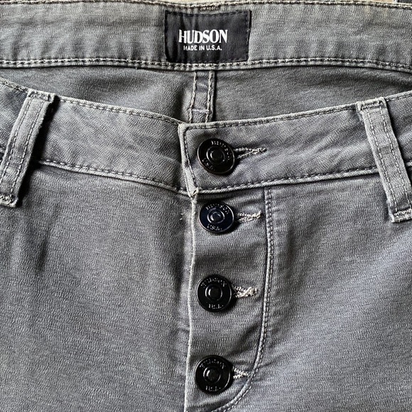 Hudson Button Fly Skinny Jeans - Picture 2 of 8